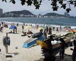 Copacabana Beach in front of the hotel