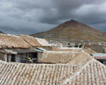 The Cerro Rico 'silver mountain' dominates Potosí's roofs