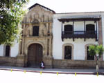 Casa de la Libertad, Sucre - start and finish line of the local race circuit
