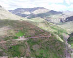 The route threads between precipitous hill farms near Maragua