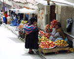 I saw this market trader in La Paz today