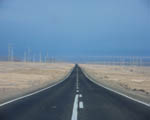 The road eastwards to Chuquicamata