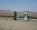 The only fuel pumps on the route in the 444 km between Calama and San Antonio de los Cobres